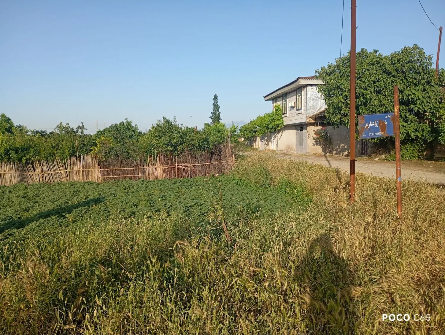 فروش زمین ۱۵۰ متری در روستای شمس آباد