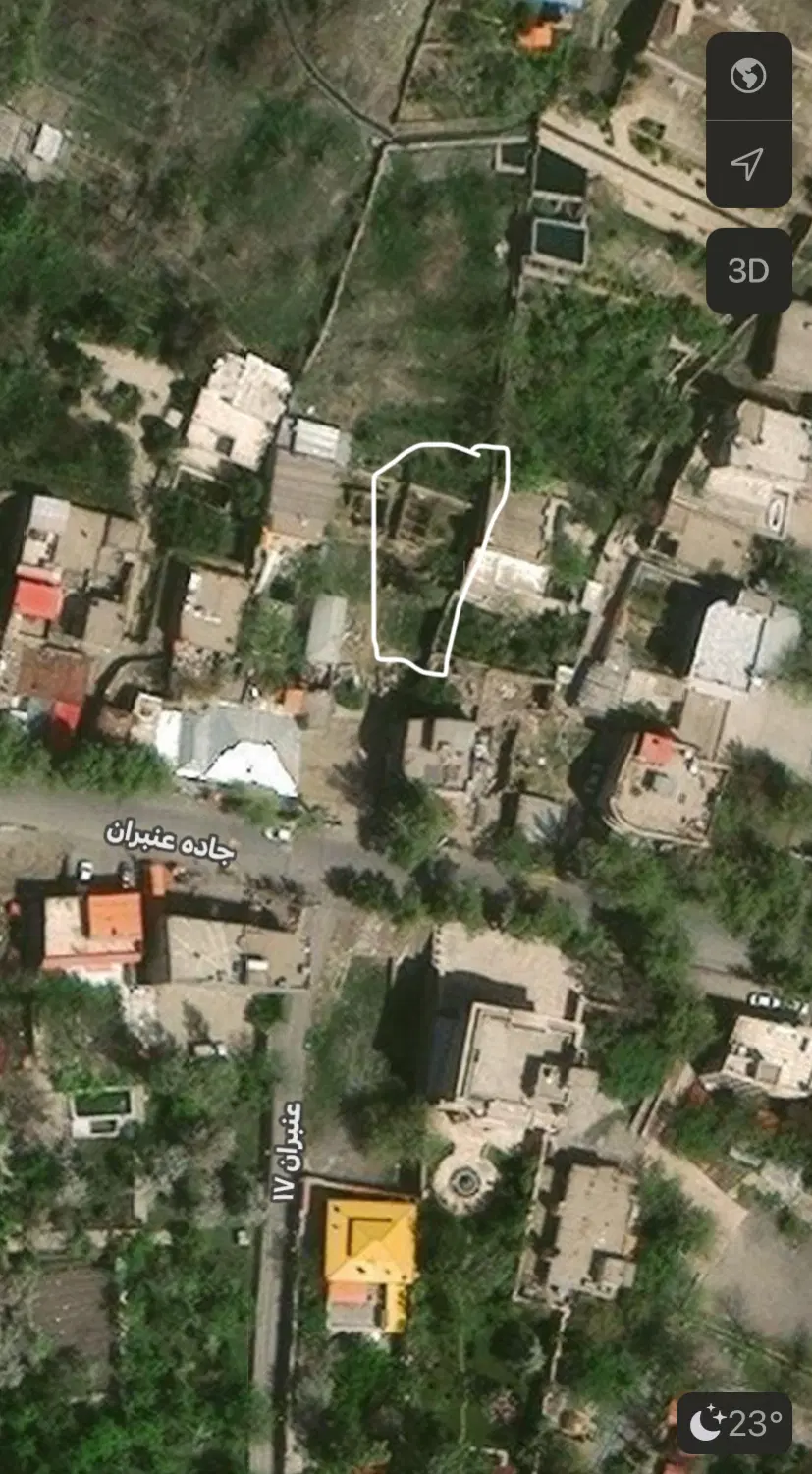 زمین ملکی ۲۵۵ متر