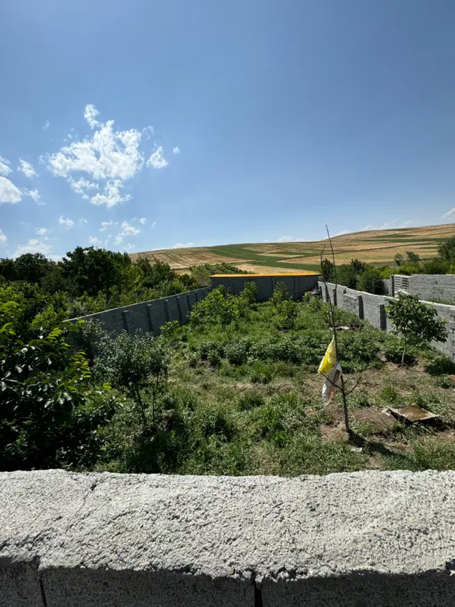 باغچه در روستای چشمه وزان