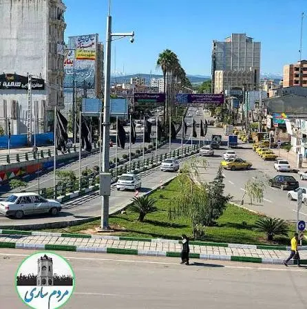 مغازه دور میدان خزر
