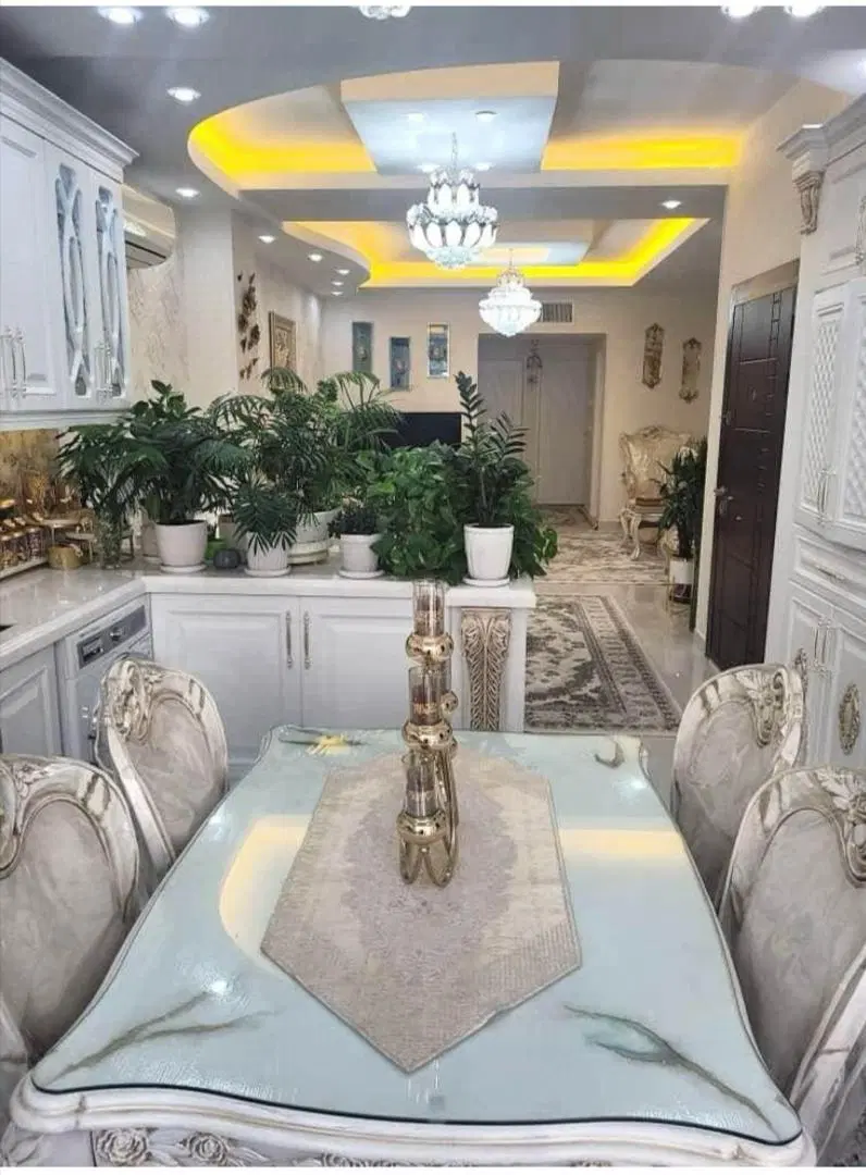۶۸ متر ۲خواب تراورتن،فول امکانات