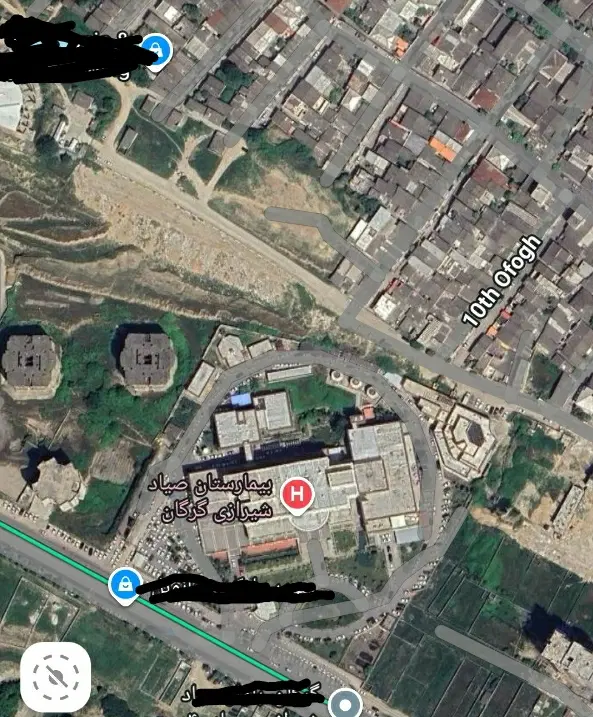 ۸۰۰مترزمین صیادشیرازی گرگان