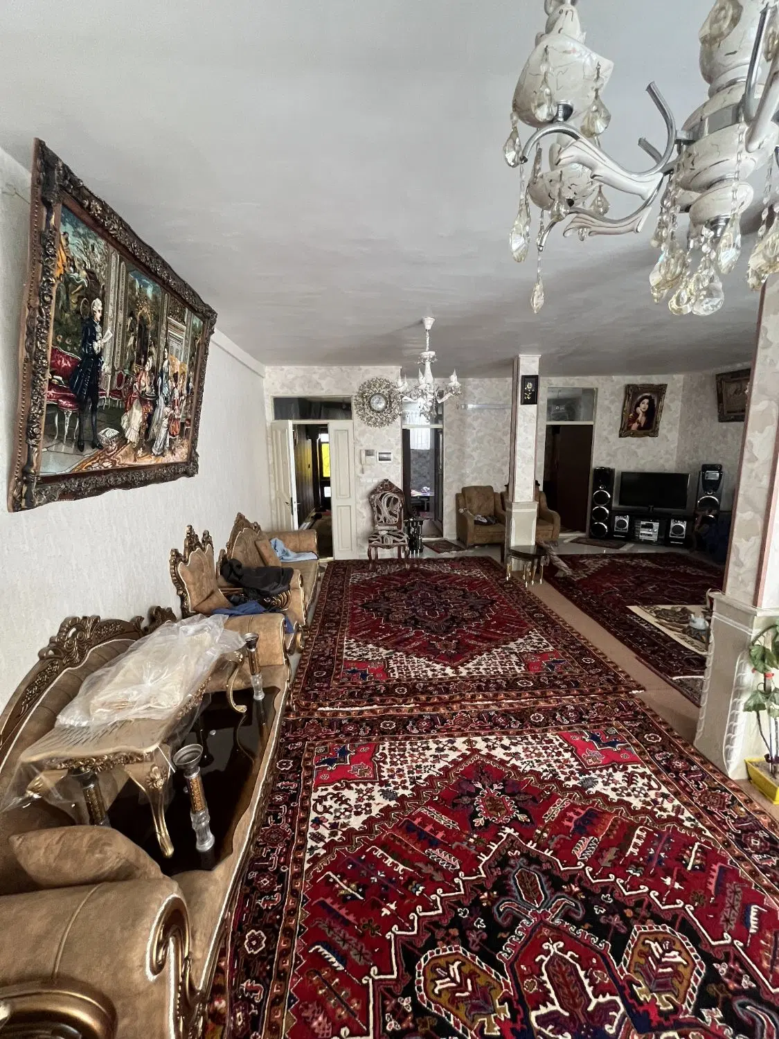 حیاط مسکونی نو ساخت ۲ خوابه