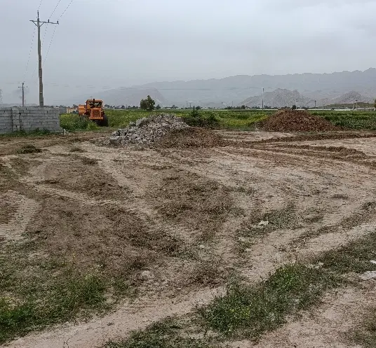 زمین طرح هادی روستای خشک آباد