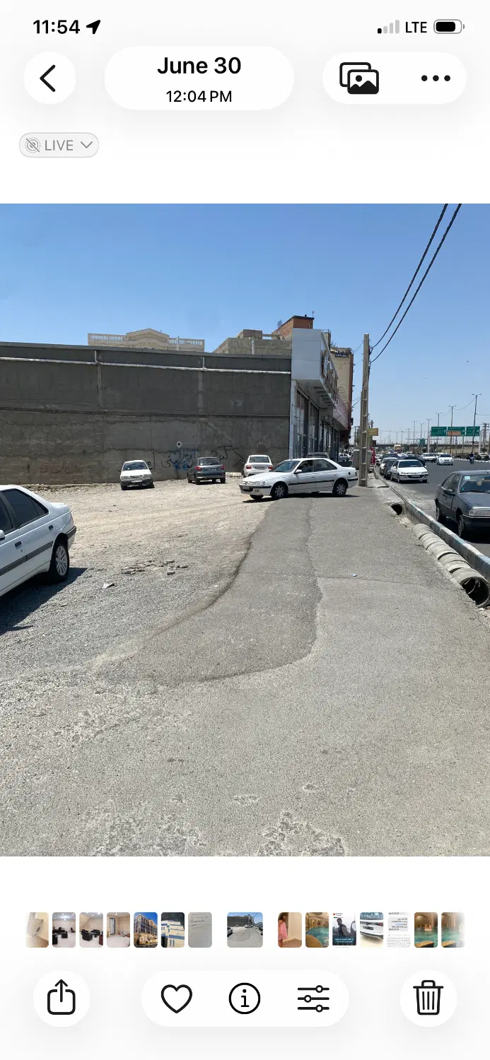 زمین تجاری شهریار دو بر ، روبروی شهرک اداری