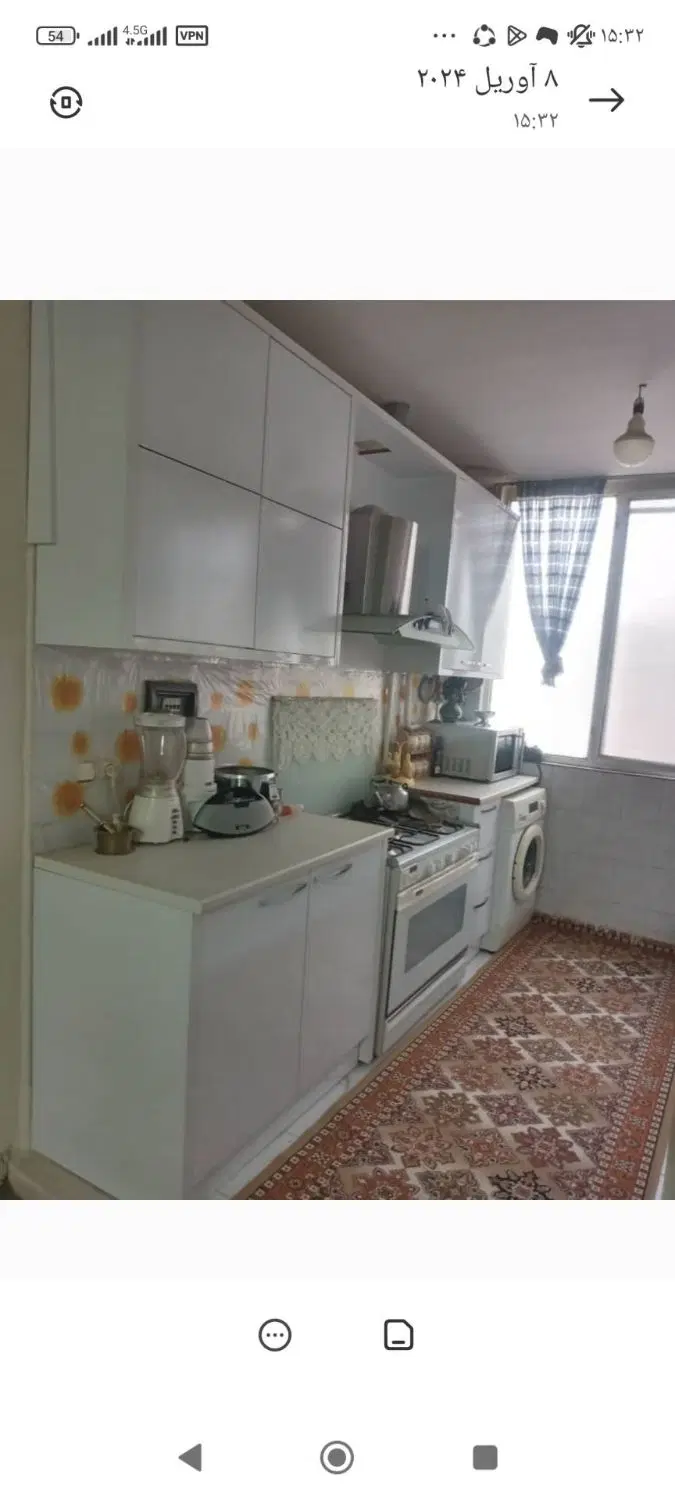 آپارتمان 50متریک اتاق خواب پنجره دار