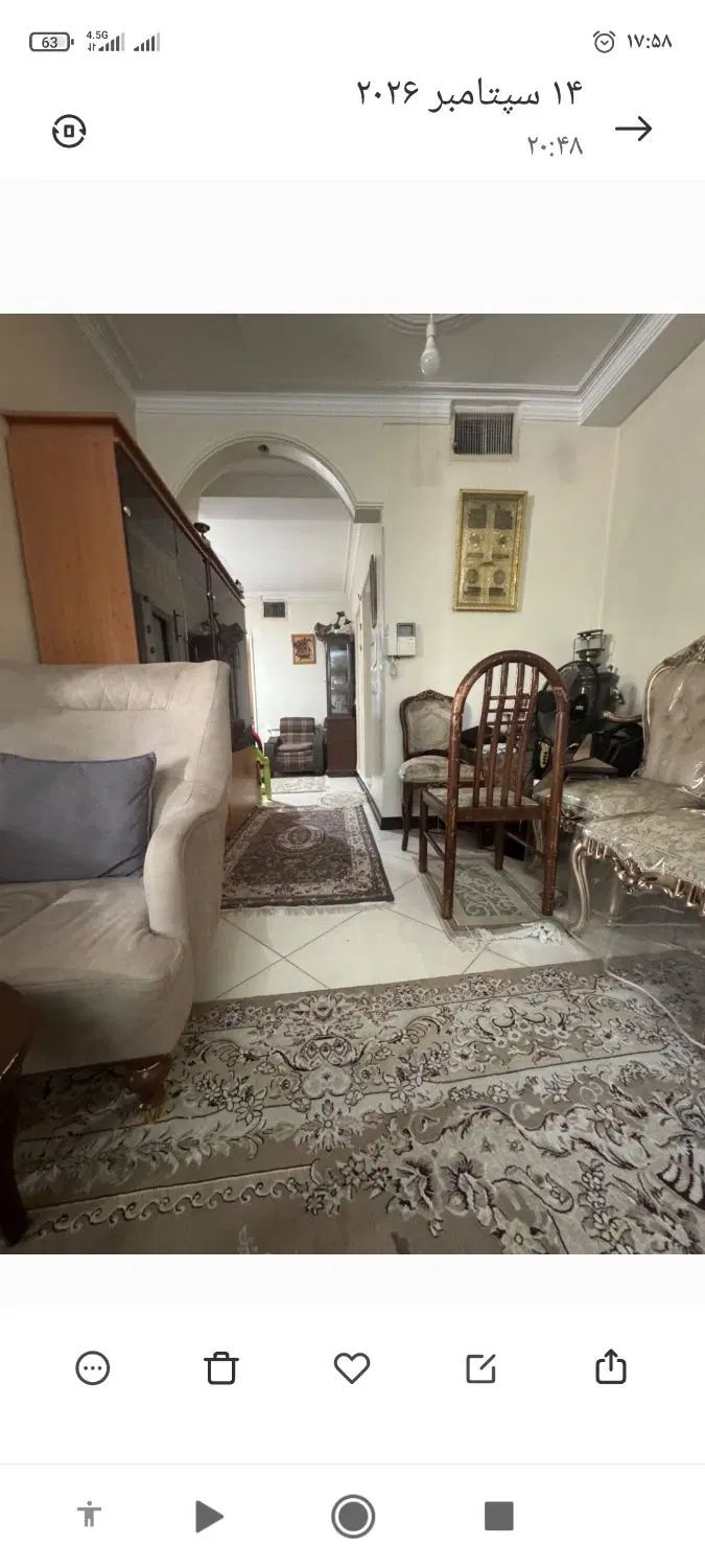 آپارتمان 105 متری سه خوابه