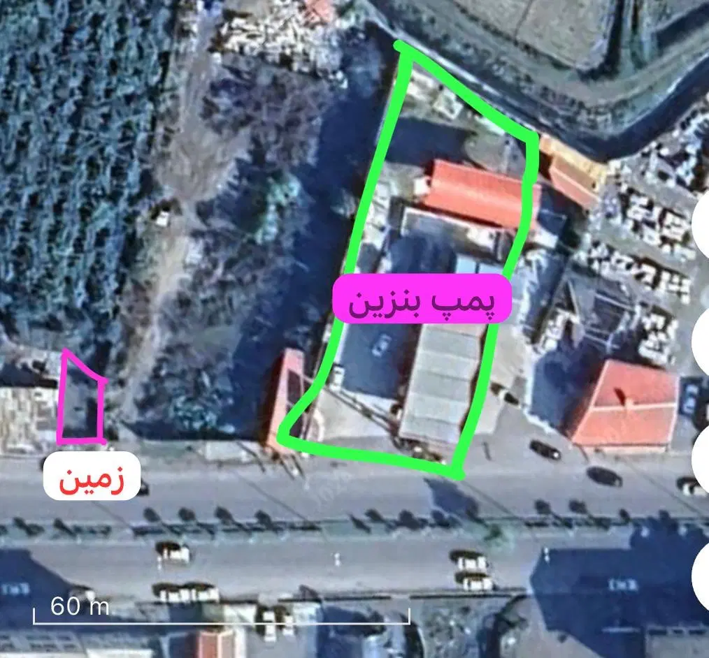 زمین تجاری بر خیابان اصلی