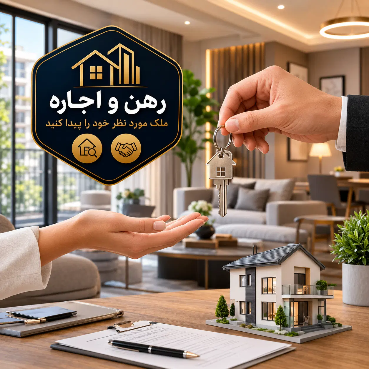رهن و اجاره با بودجه شما  ثبت رایگان فایل شما