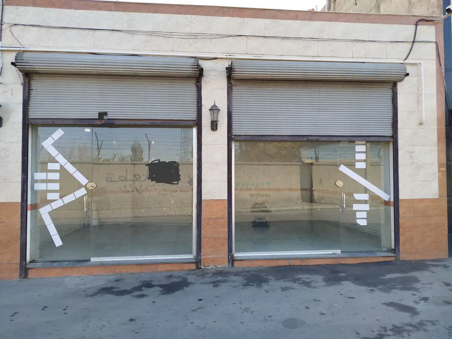 فروش حیاط با مغازه در رواسان
