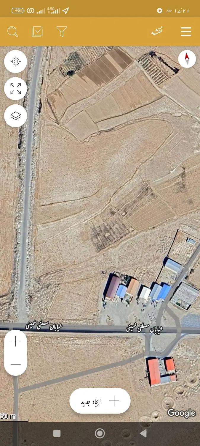 زمین فروشی خمین برِ کمربندی