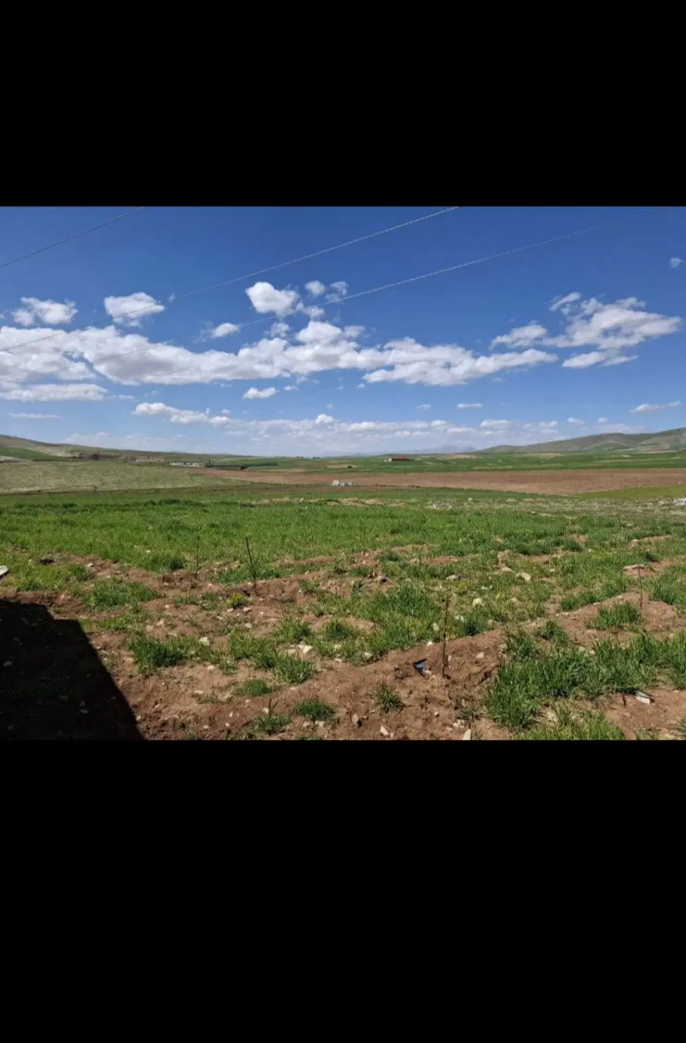 زمین بر اتوبان راه کربلا روبه روی چشمه سفید