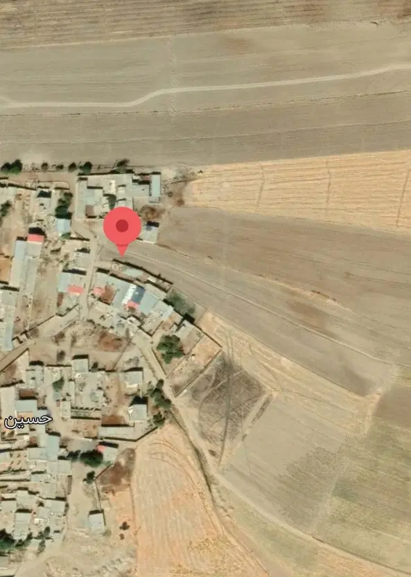 5000 متر زمین طرح هادی روستای حسین آباد