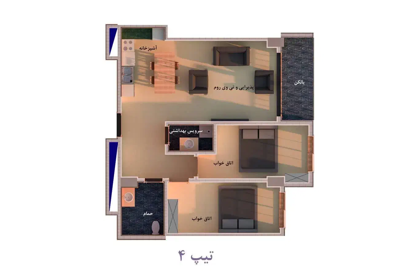 خرید مستقیم رونیـکا پالاس ازتعاونی اطلس