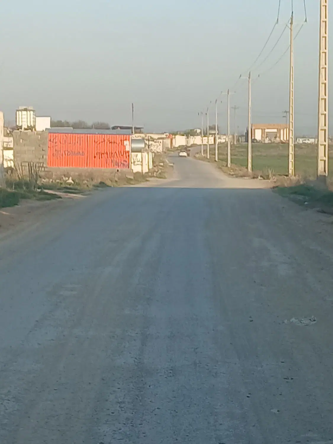 باغ زمین هزار متری جاده آسفالت