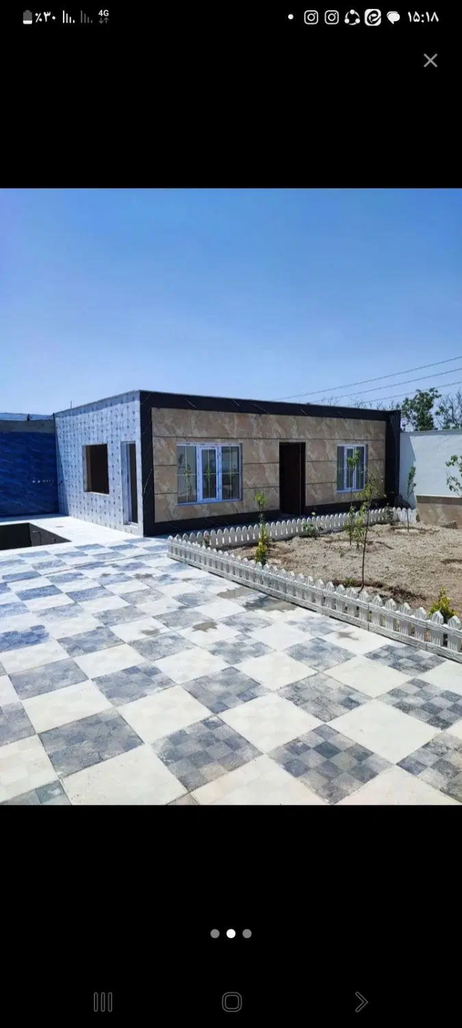 زمین ۳۰۰متری پرنیان