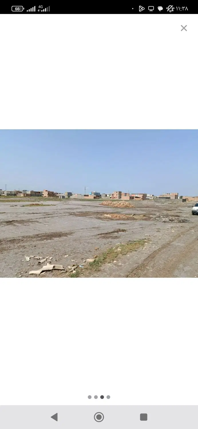 زمین مسکونی ۵۲۵ متر