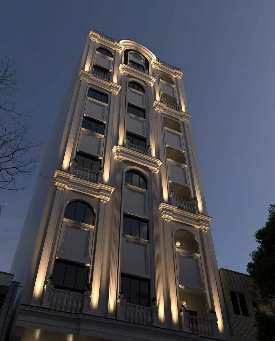 آپارتمان 100 متری دو خواب شیک