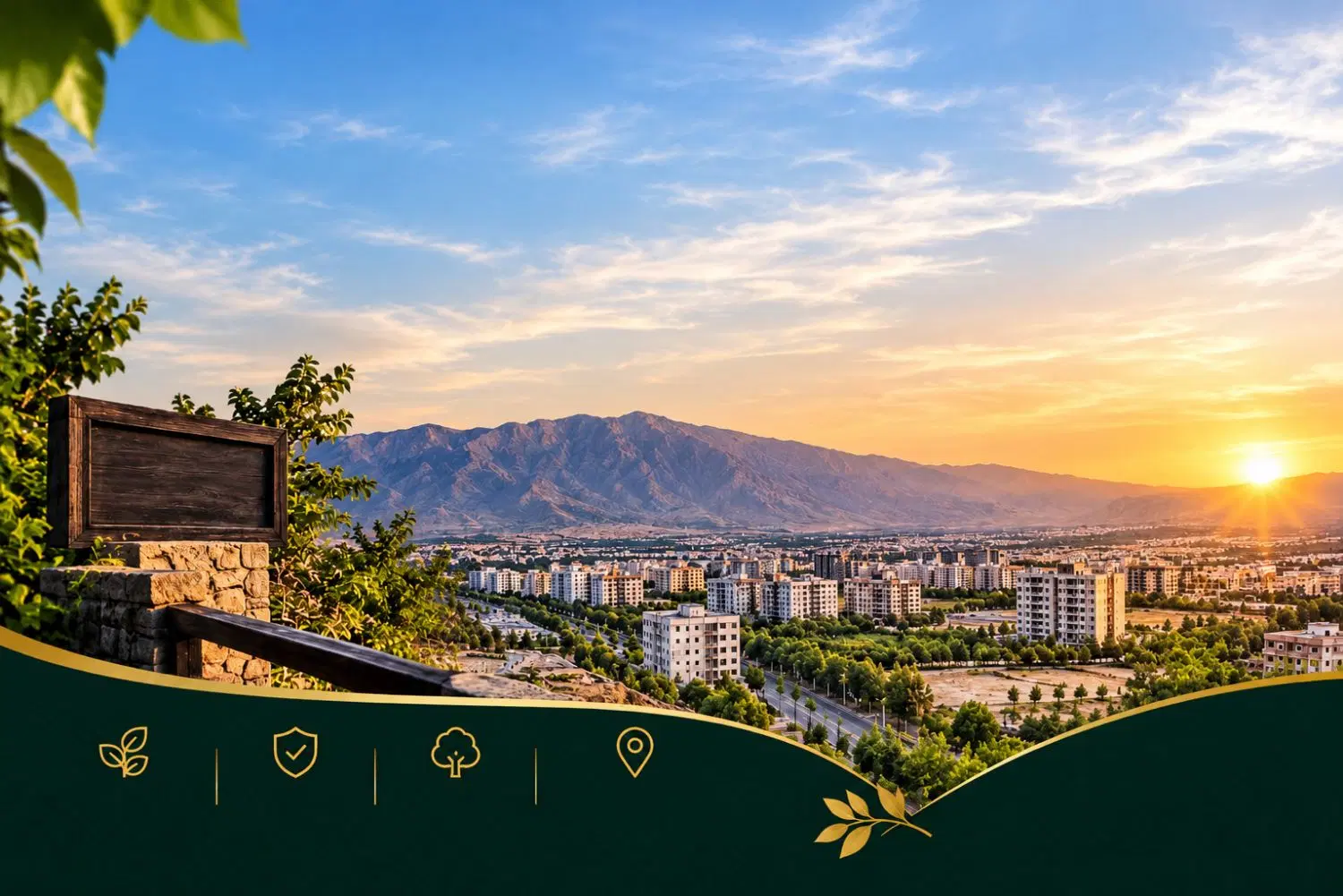 زمین باغشهری زعفرانیه صدرا
