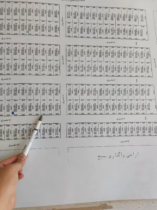 زمین۲۲۰متری بلوارجمهوری(خیابان شرق)