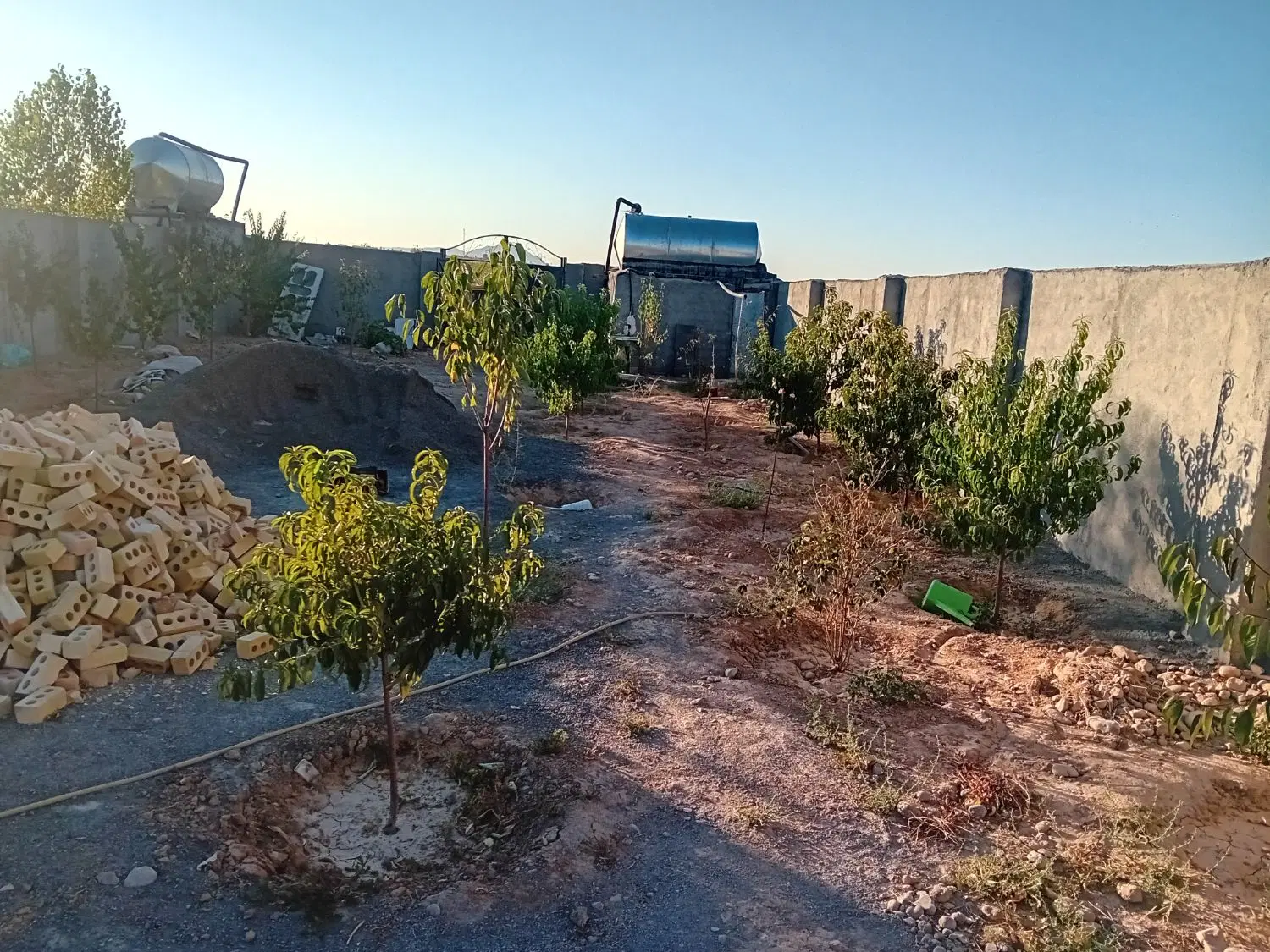 باغ نیم اماده در شاهنامه