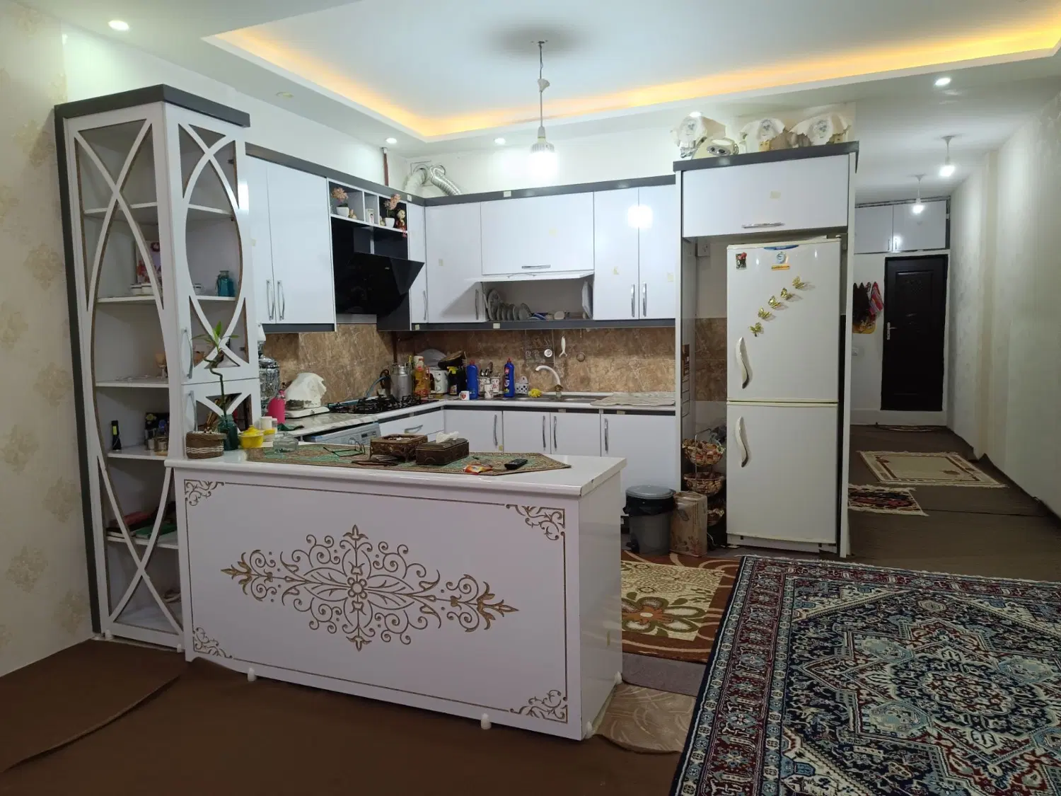 همکف 135متر،دوخواب،حیاط اختصاصی