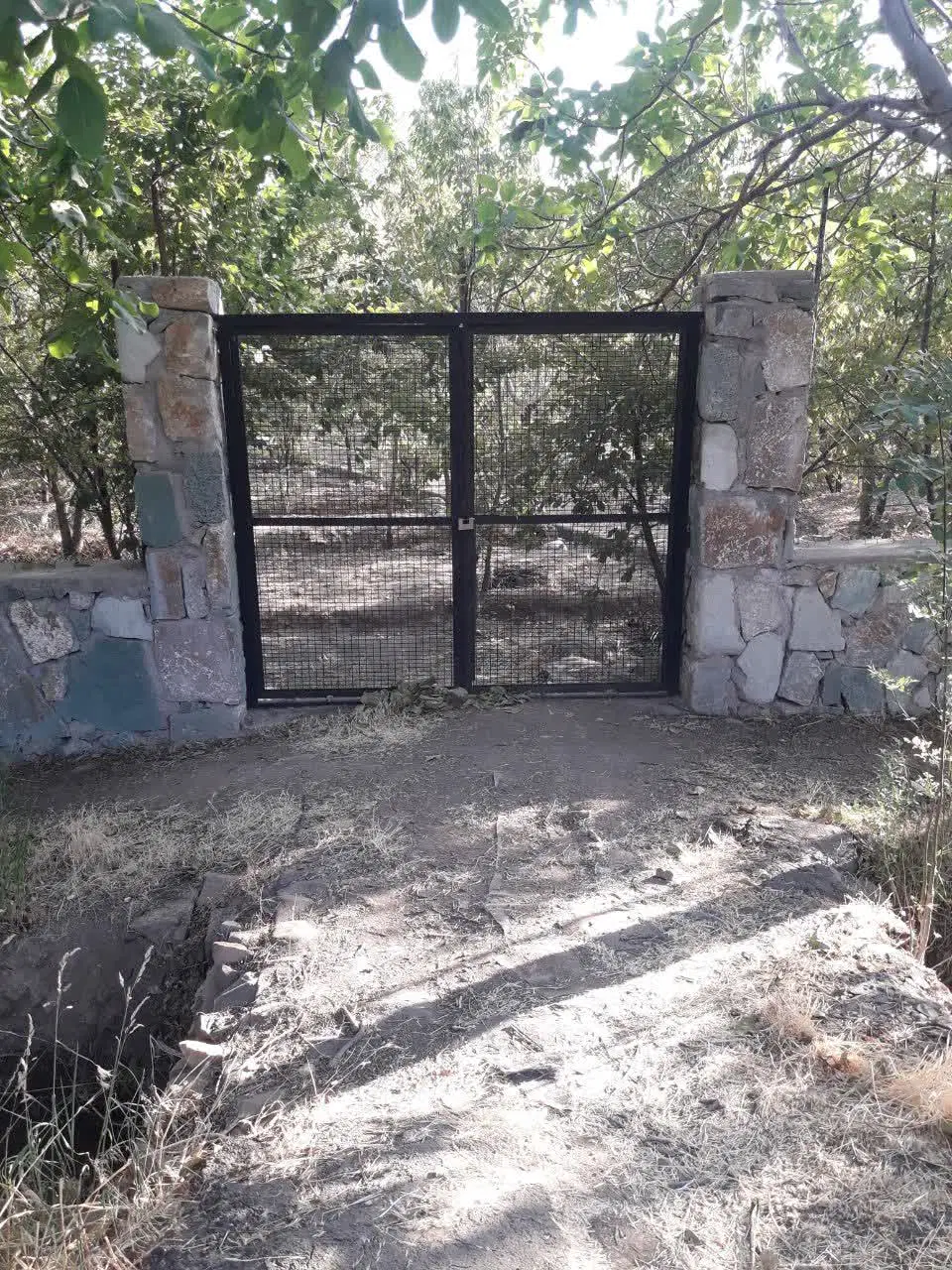 باغ لب جاده بین روستای رستگان و فوجرد