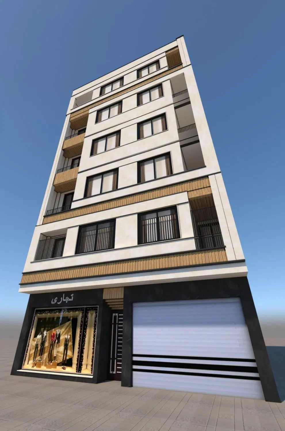 آپارتمان 122متری فول