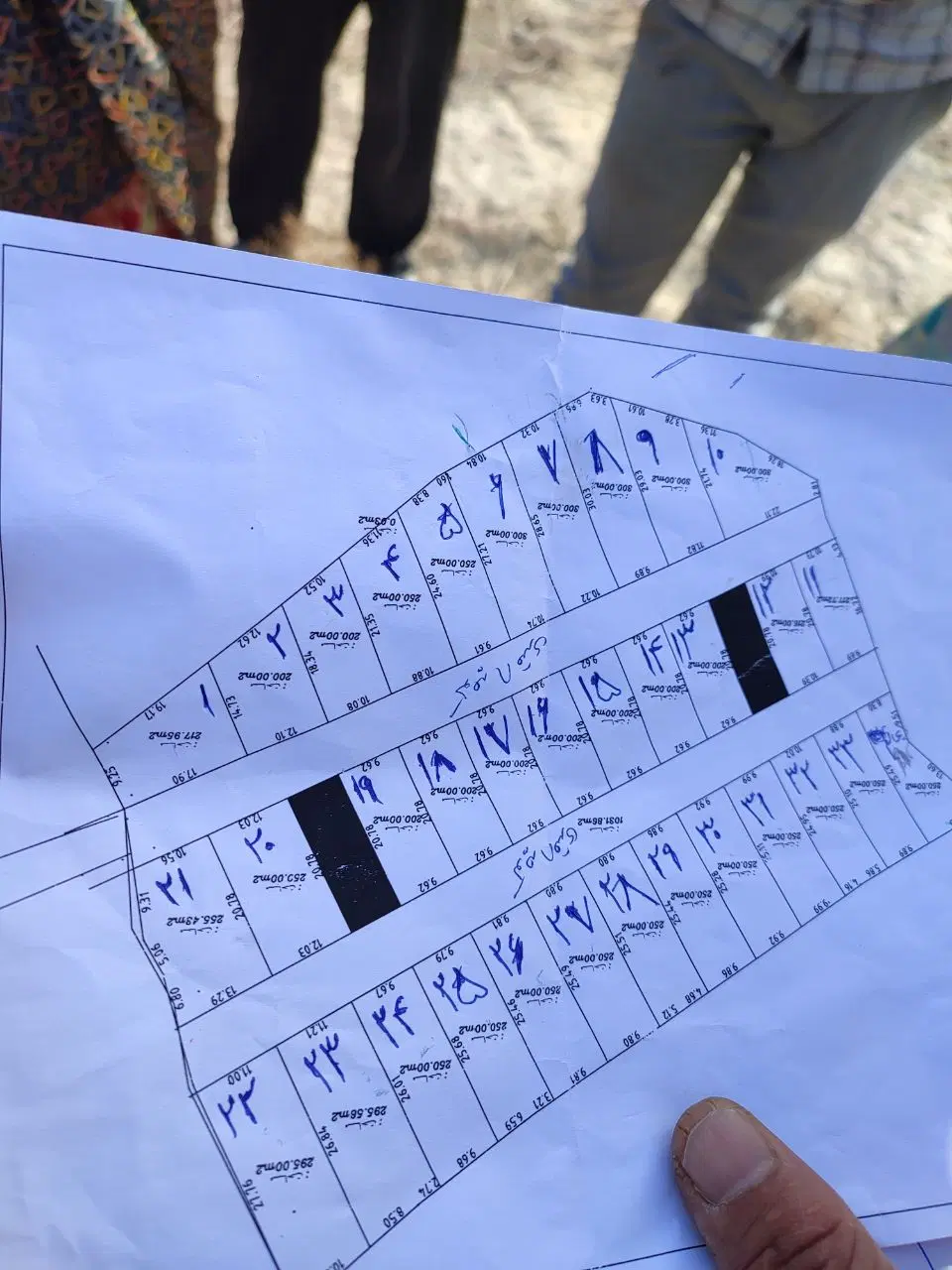 زمین روستای کل اباد مرکزی