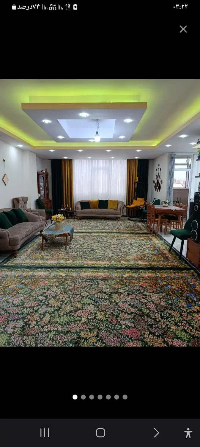 واحد ۱۲۰متری  غرق در نور