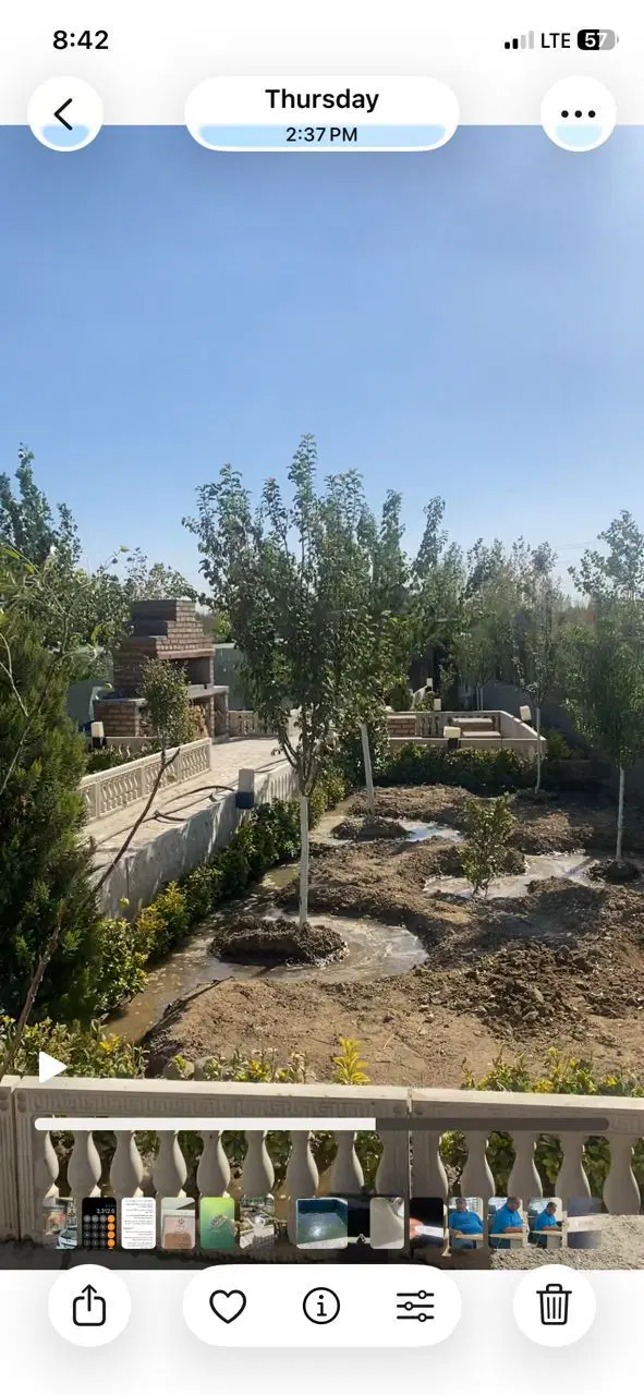 باغچه ۳۰۰ متر در شهاب شهر