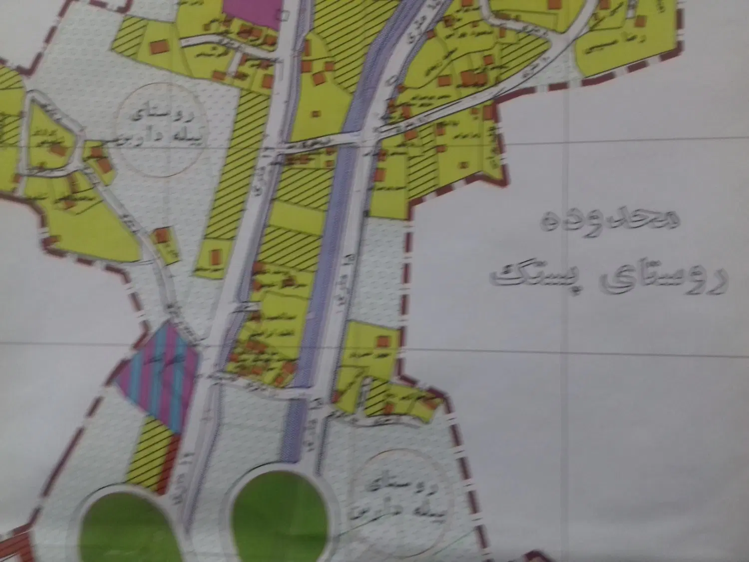 زمین دو بر ، جاده پیربازار ، پیله داربن
