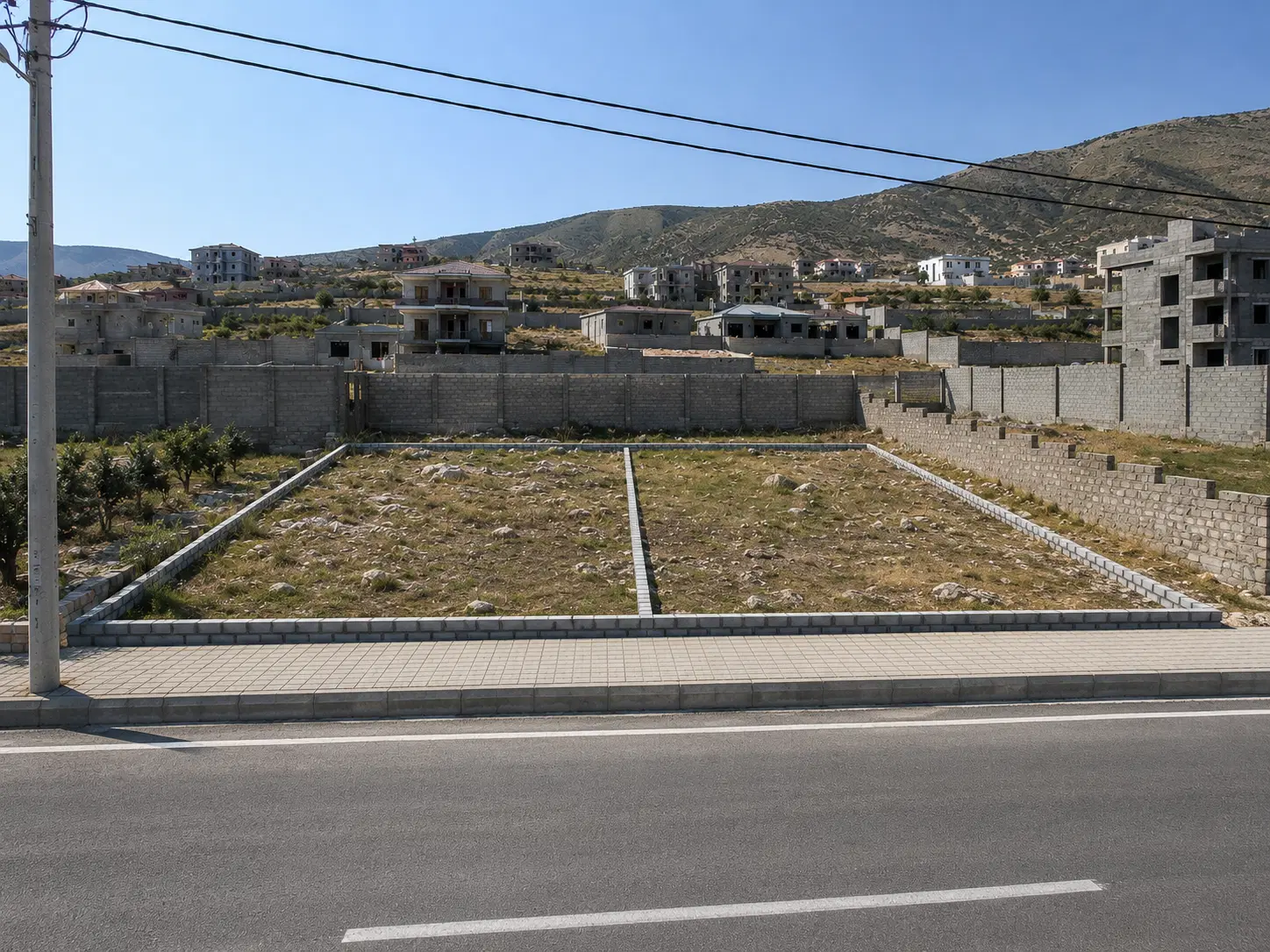 دو قطعه زمین ۲۰۰ متری حوالی جاده سروک عیدی چمانه