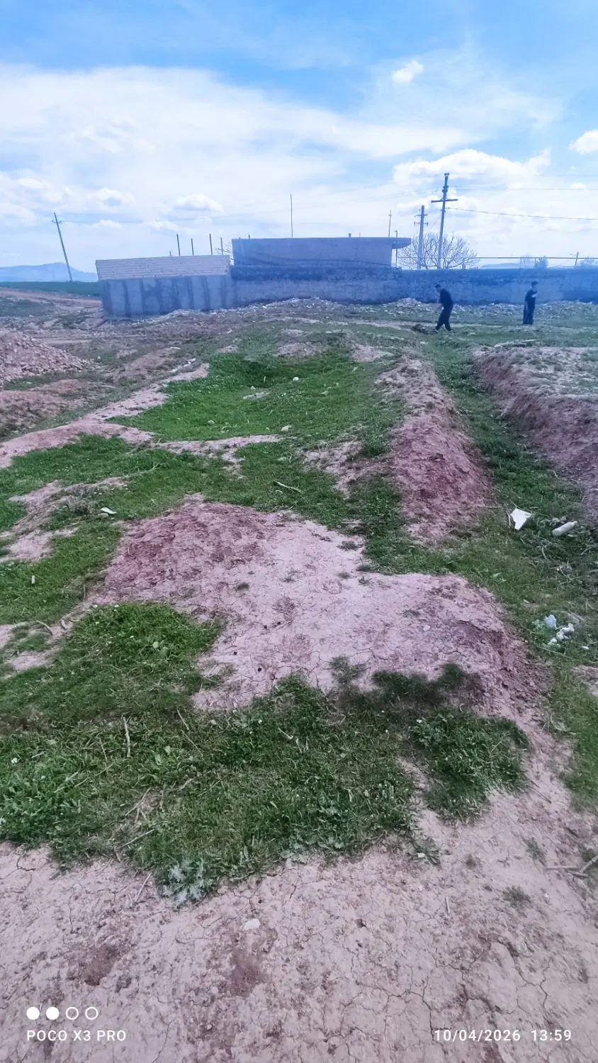 زمین کنار جاده روستای باباقلی