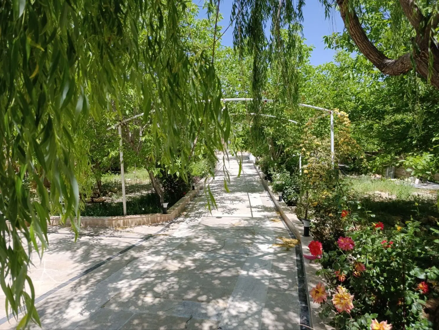 باغ هزار متری با کلیه امکانات ابتدای کهمره
