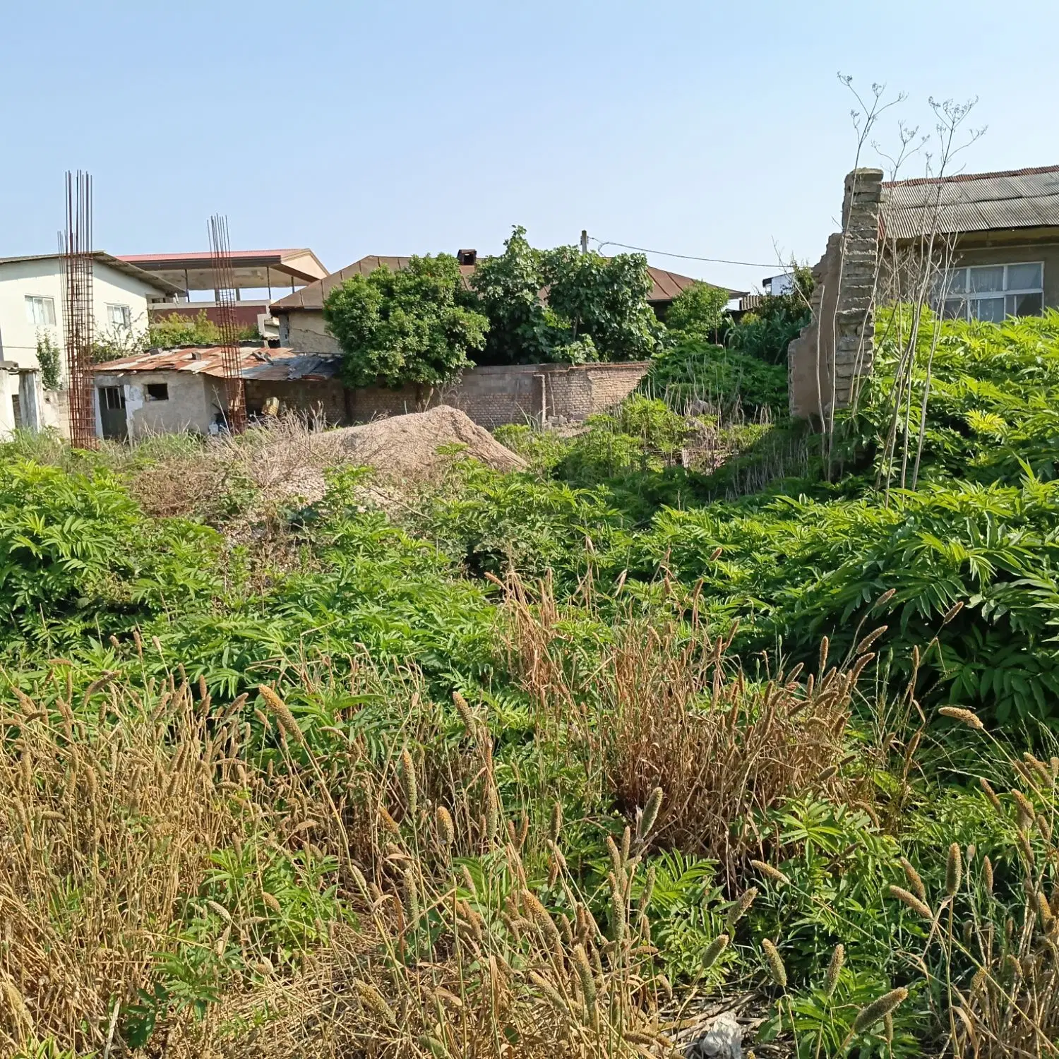 زمین خانه سری داخل محل