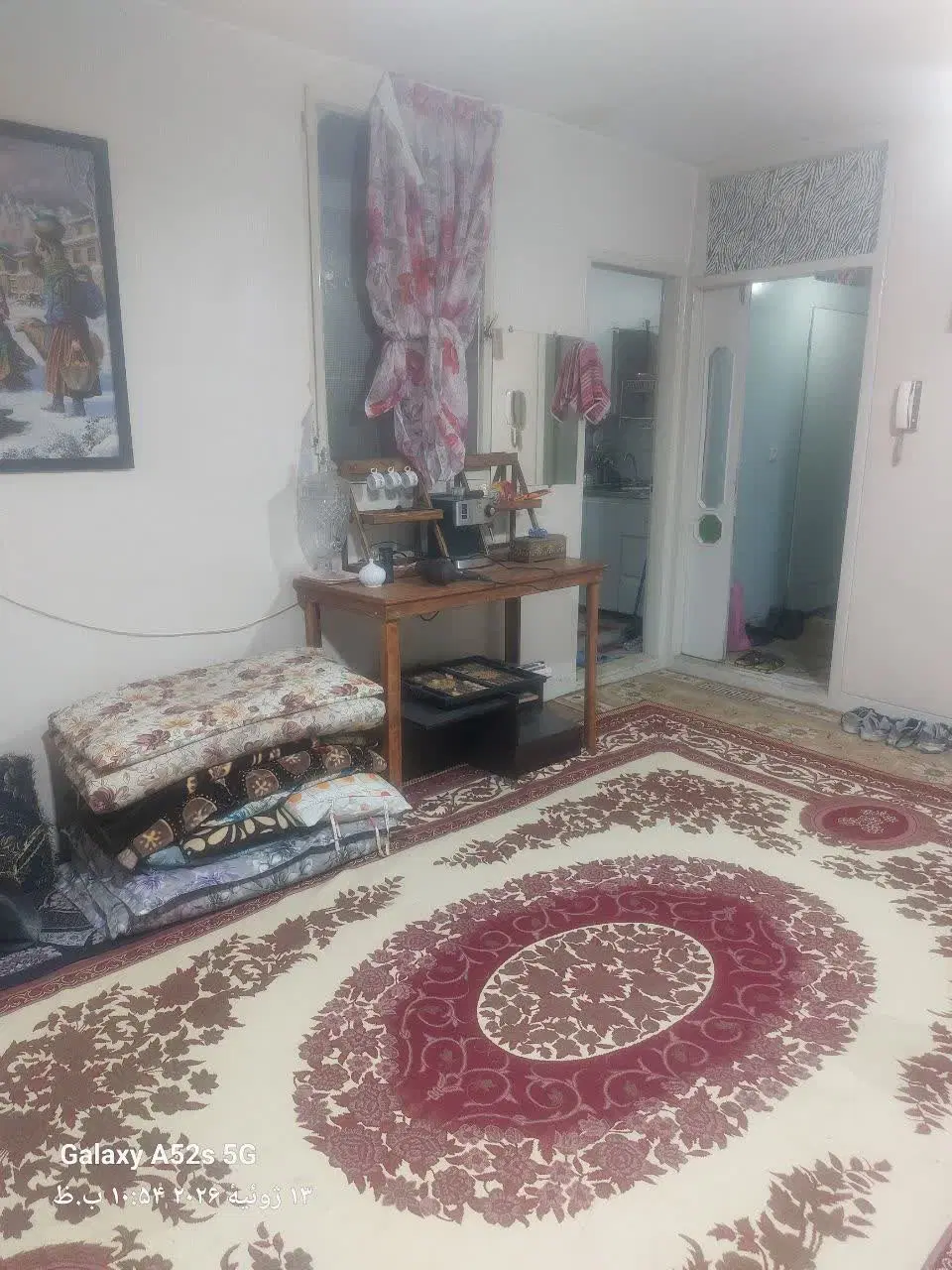 منزل یک خوابه مبله با تمام وسایل برای مجرد اقا