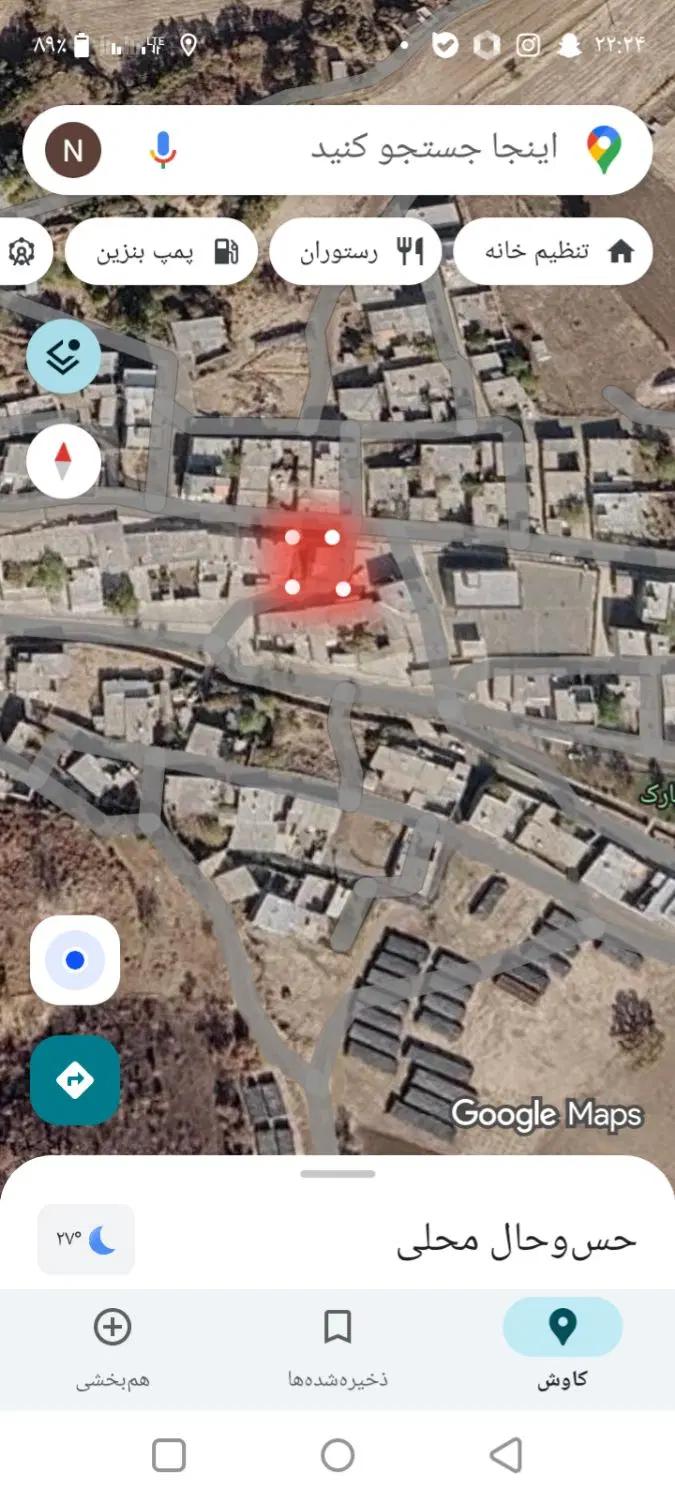 زمین در برده رشه