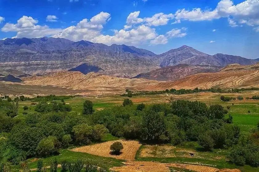 فروش زمین حصارکشی شده 35قصب کوهپایه انارستان