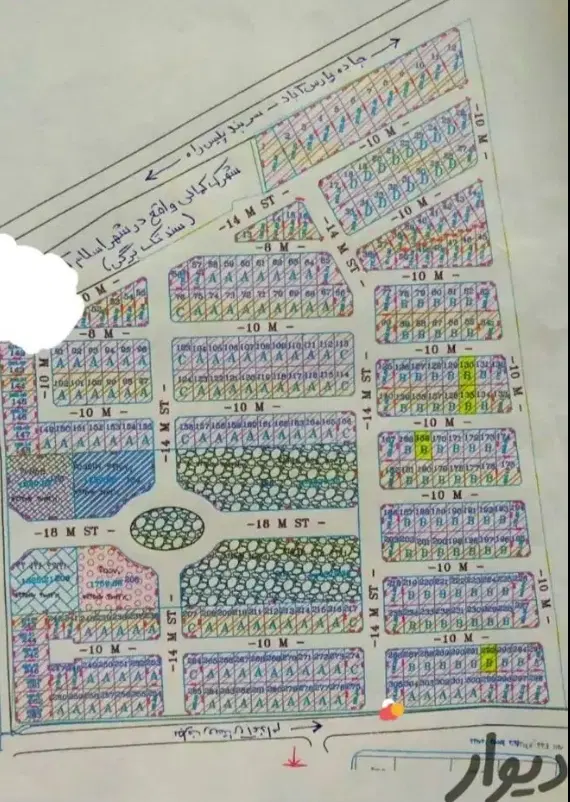 زمین تجاری مسکونی شهرک کمالی اسلام آباد