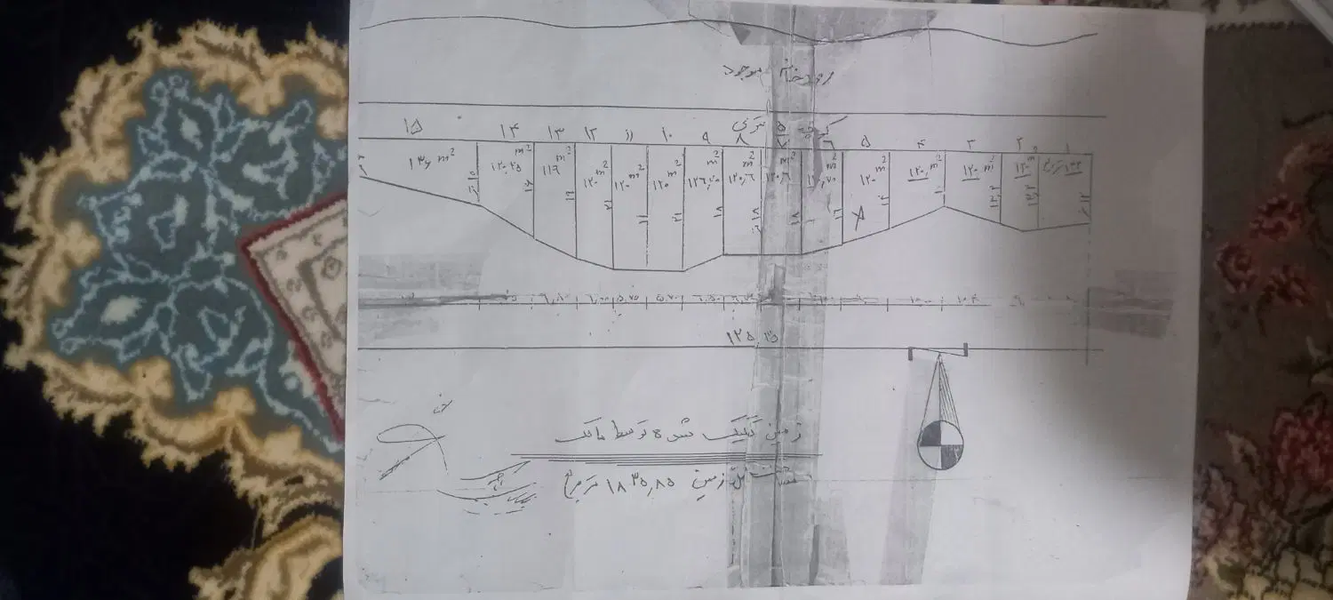 زمین ۱۲۰ متری بلوارخمشهر