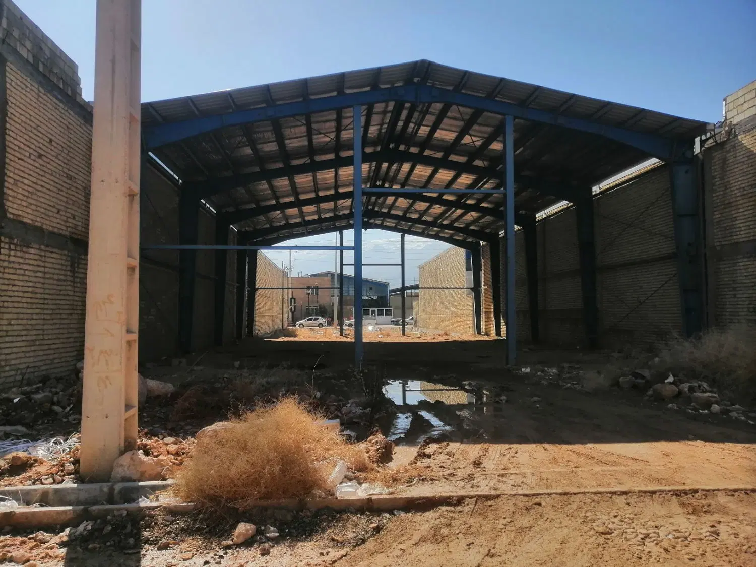 فروش سوله نیمه ساز مسقف 450 متری