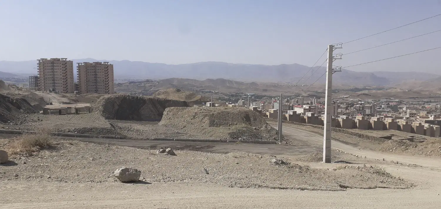 ۴۱۳ متر زمین دوکله لاله صحرا شهرک پارسیان