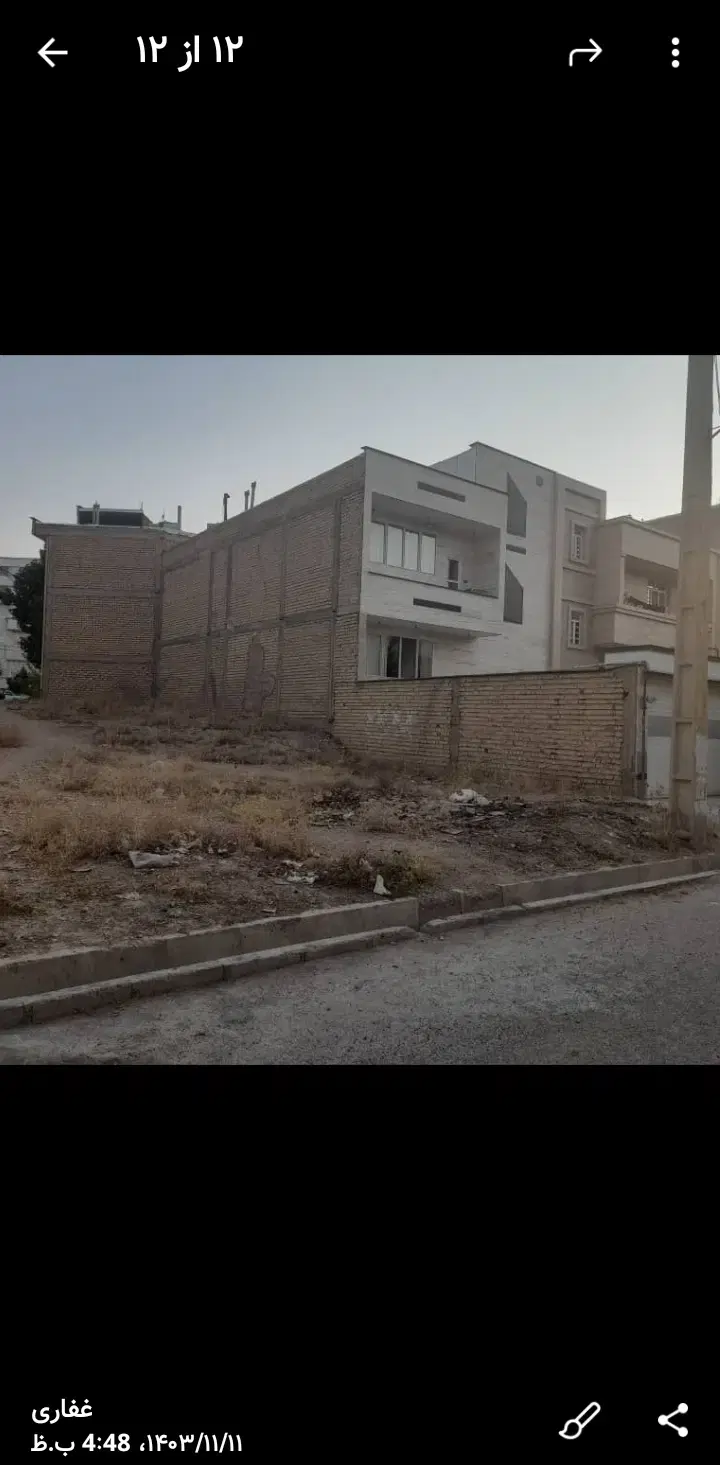 تهاتر زمین با واحد سه خوابه