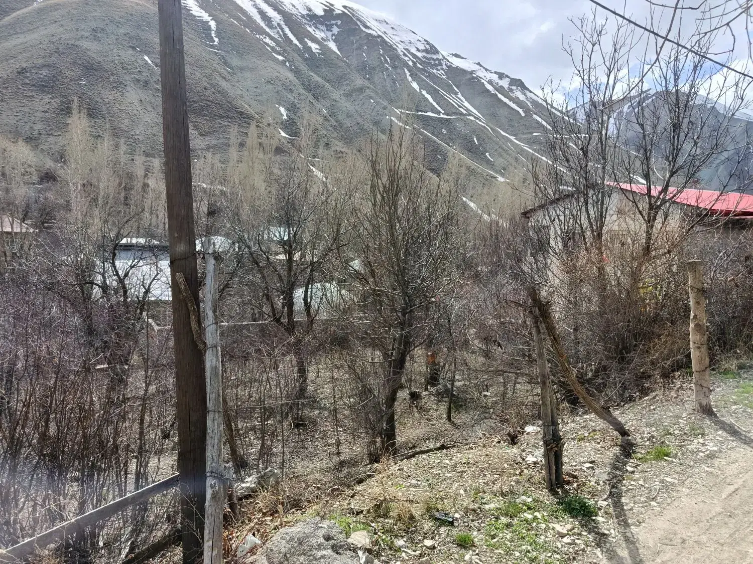 زمین واقع در جاده چالوس روستای شهرستانک