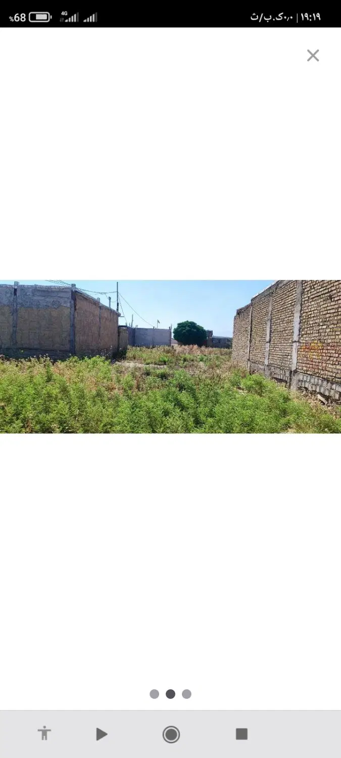 زمین مسکونی100متر سراب یاس  سراب 2