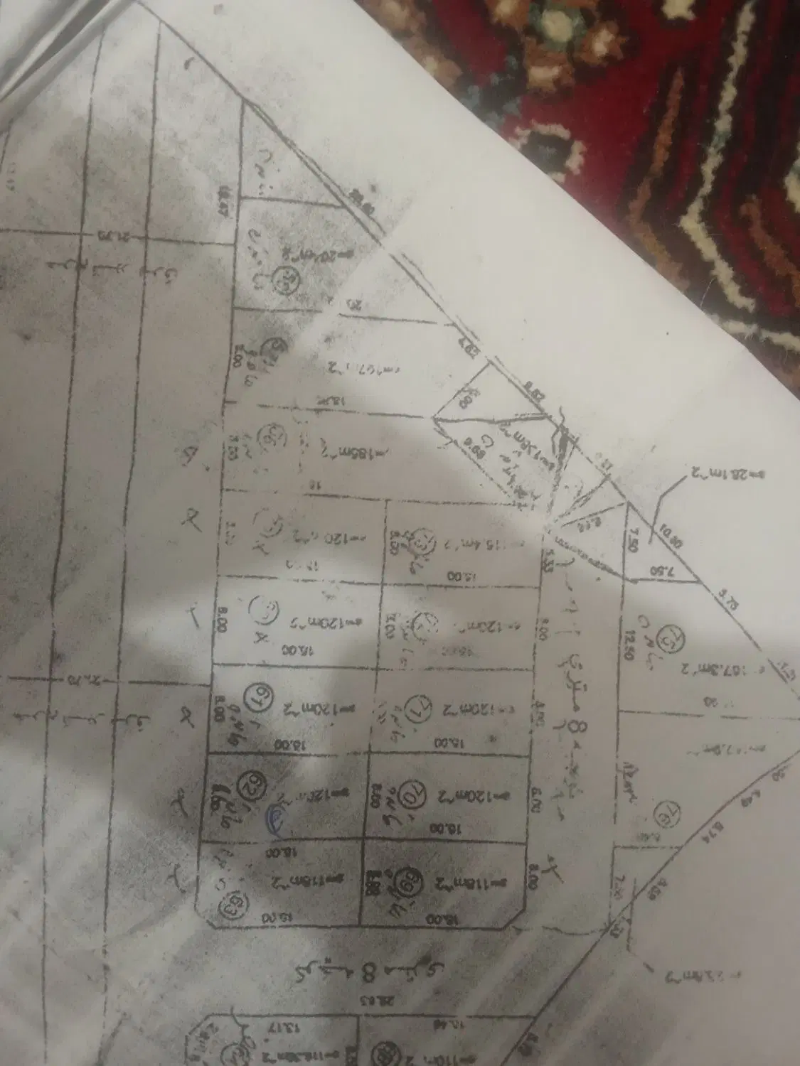 یک قطعه زمین بالاتر از بهشت زهرا کد62