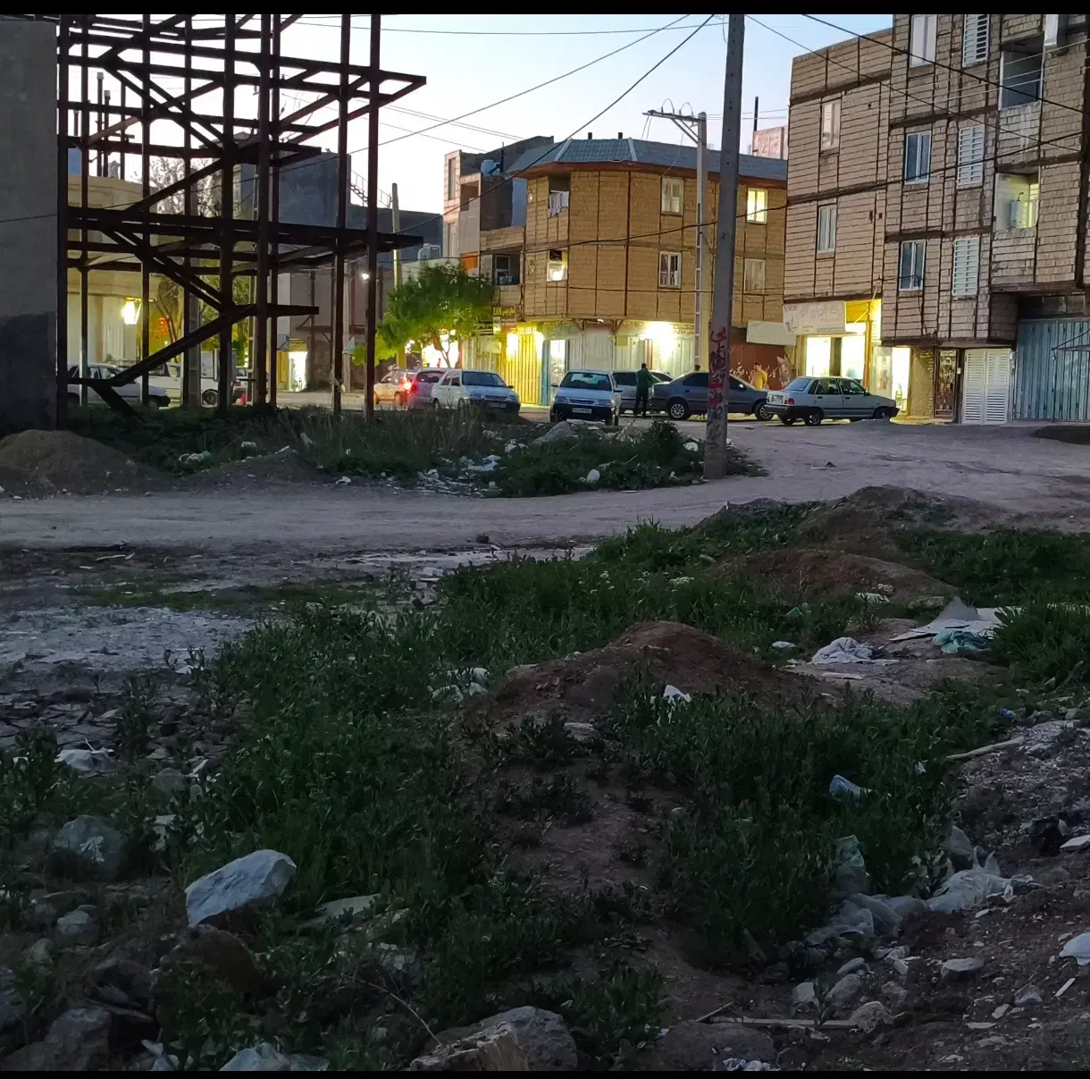 ۸۴مترزمین تجاری مسکونی پاپی خالدار