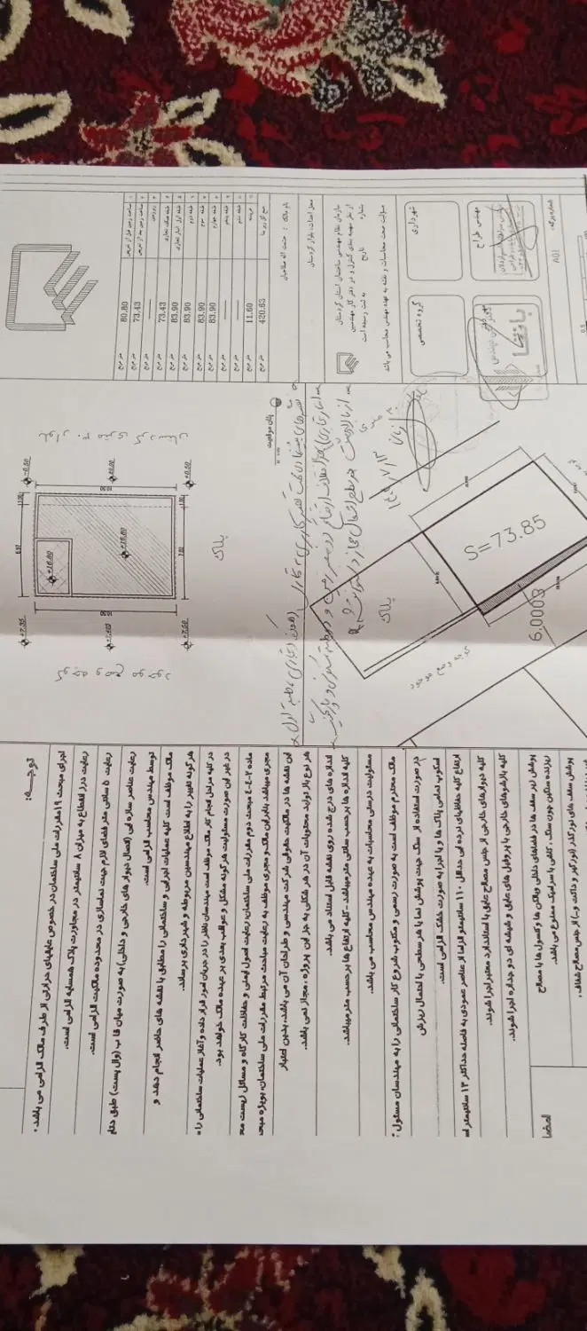 زمین ۸۱ متری بلوار کردستان تجاری مسکونی پنج طبقه