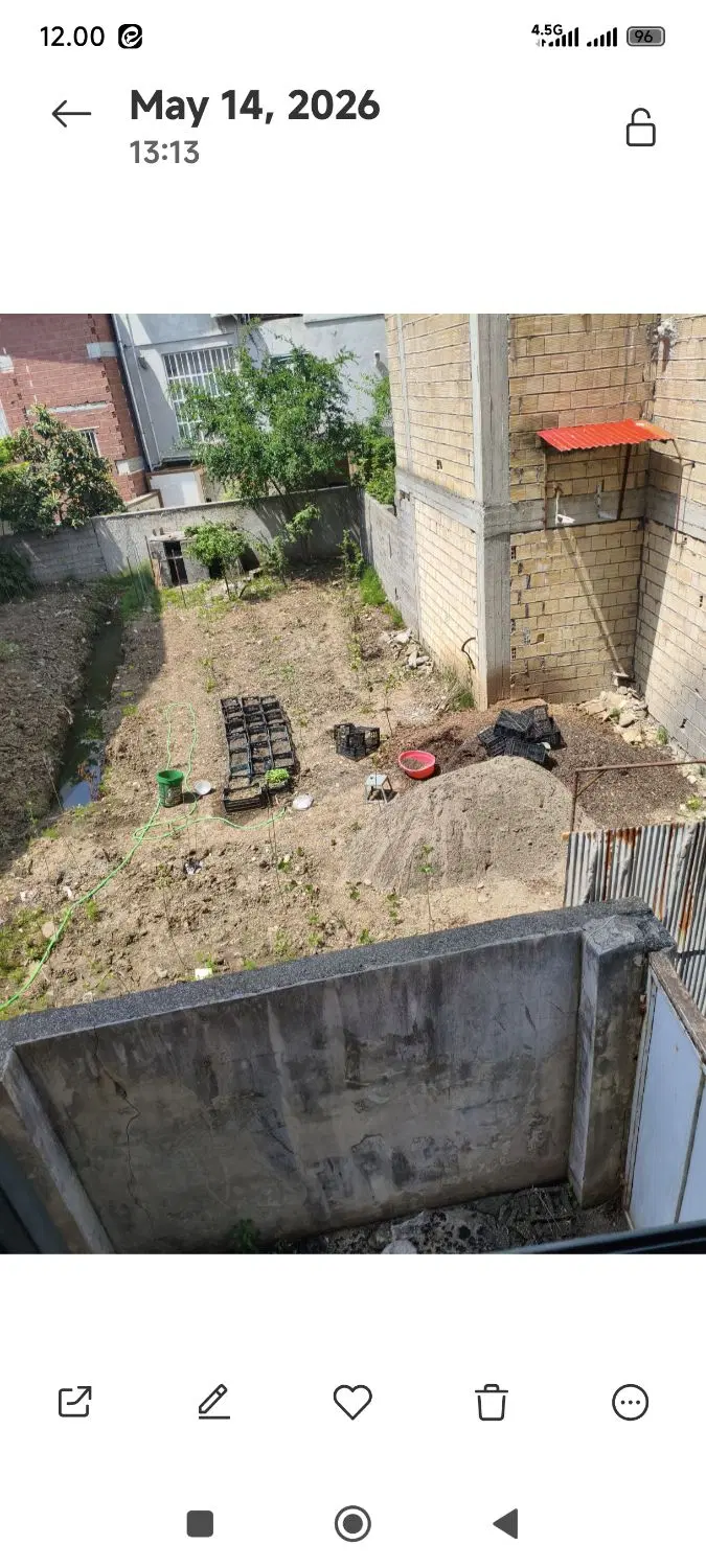 ۲۰۷متر زمین سند تک برگ